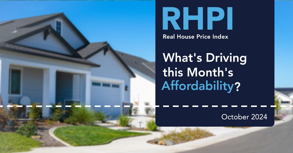 Real House Price Index What's Driving November Affordability